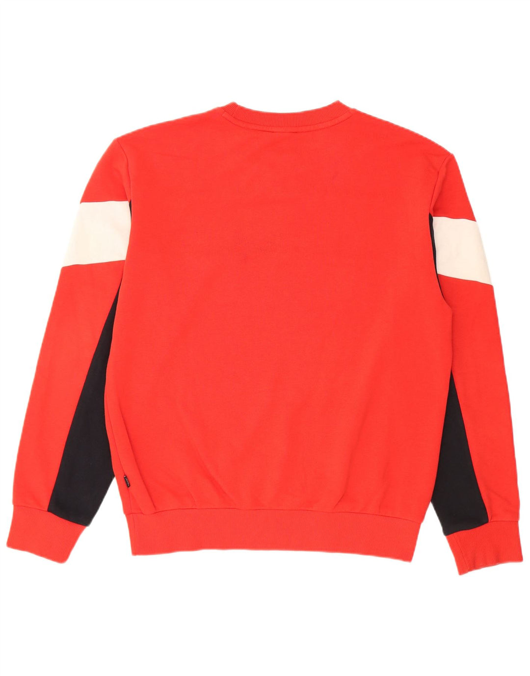 Puma Herre Grafisk Sweatshirt Jumper Lille Rød Colourblock Bomuld
