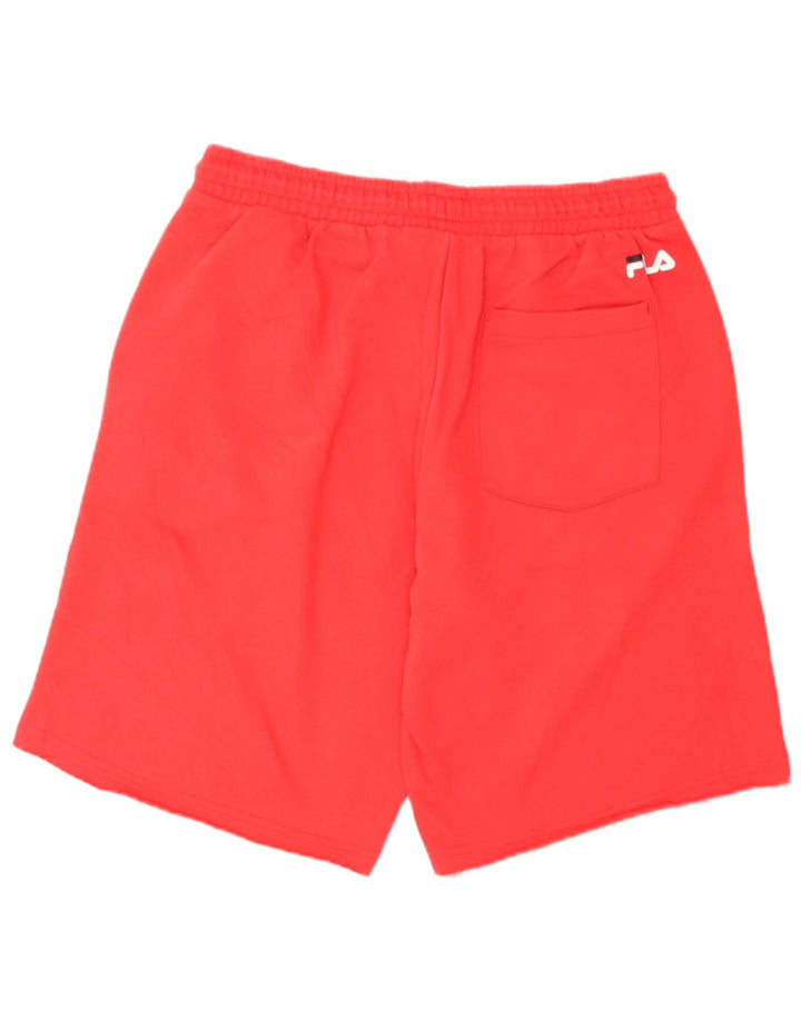 Fila Herre grafiske sportsshorts Medium rød bomuld