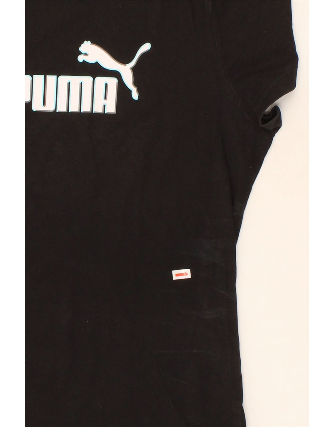 PUMA Womens Graphic T-Shirt Top UK 16 Large Black Vintage Puma and Second-Hand Puma from Messina Hembry 