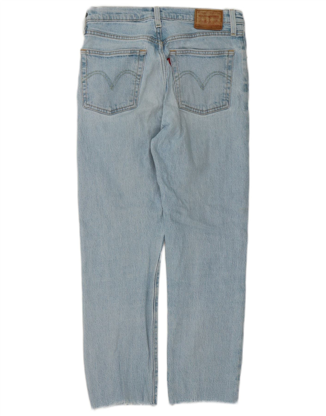 Levi's lige jeans til kvinder W27 L26 blå bomuld