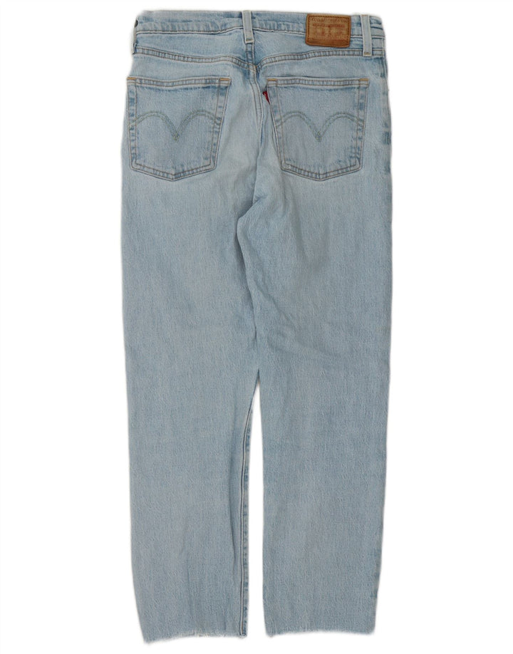 Levi's lige jeans til kvinder W27 L26 blå bomuld