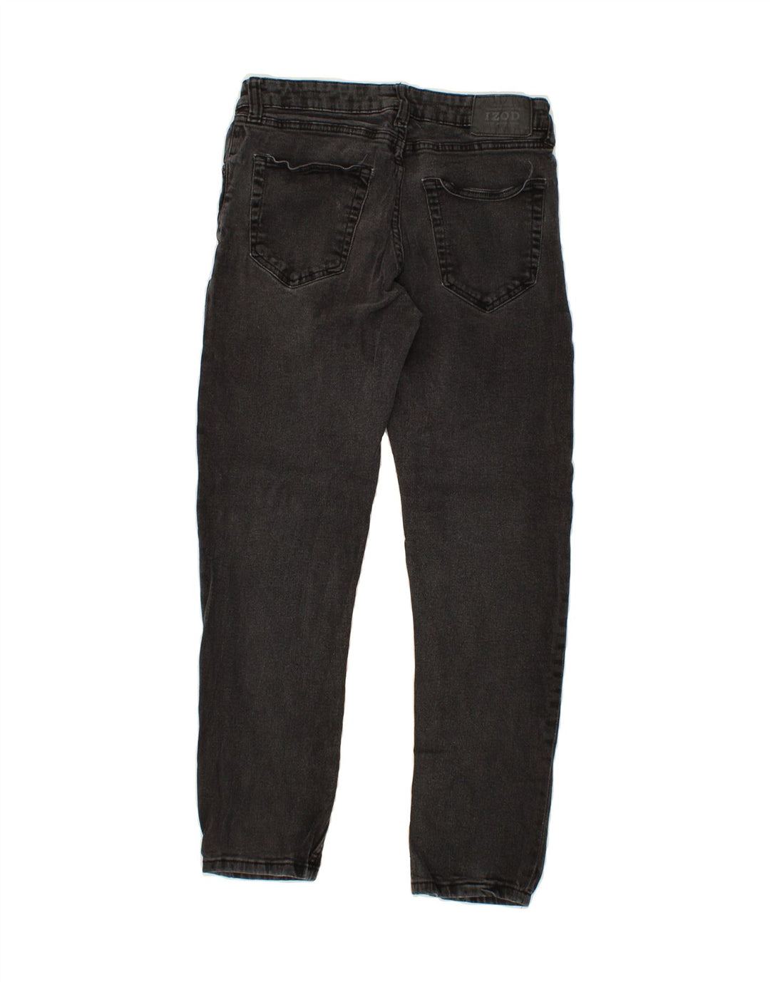 IZOD Womens Straight Jeans W30 L30 Grey Cotton Vintage Izod and Second-Hand Izod from Messina Hembry 