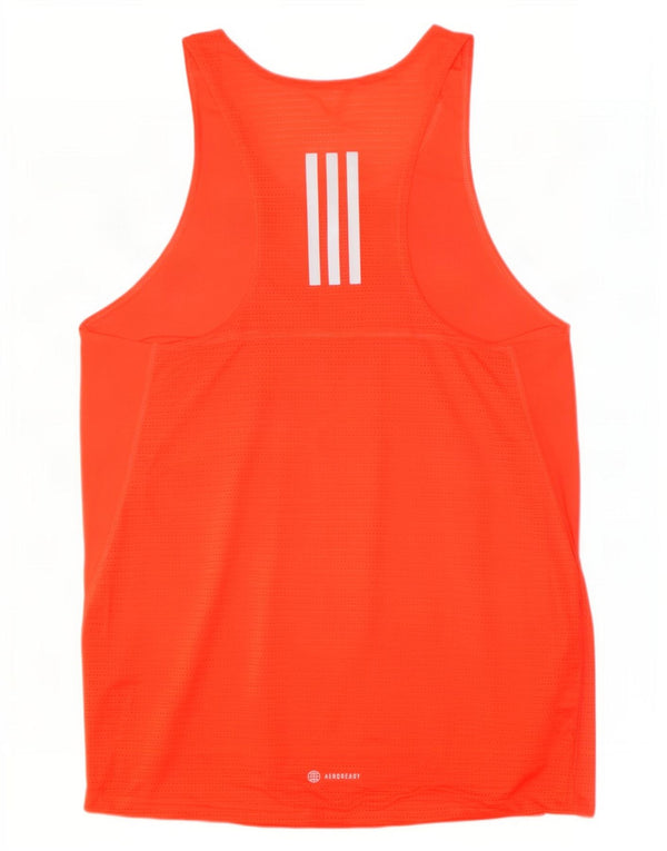 Adidas Mens Aeroready Slim Fit Vest Top Small Red