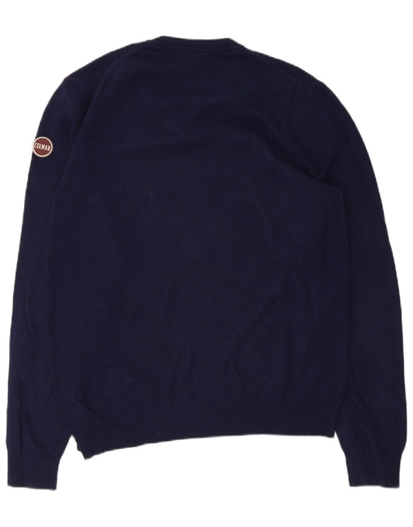 Colmar Dame V-hals sweater UK 16 Large Navy Blue