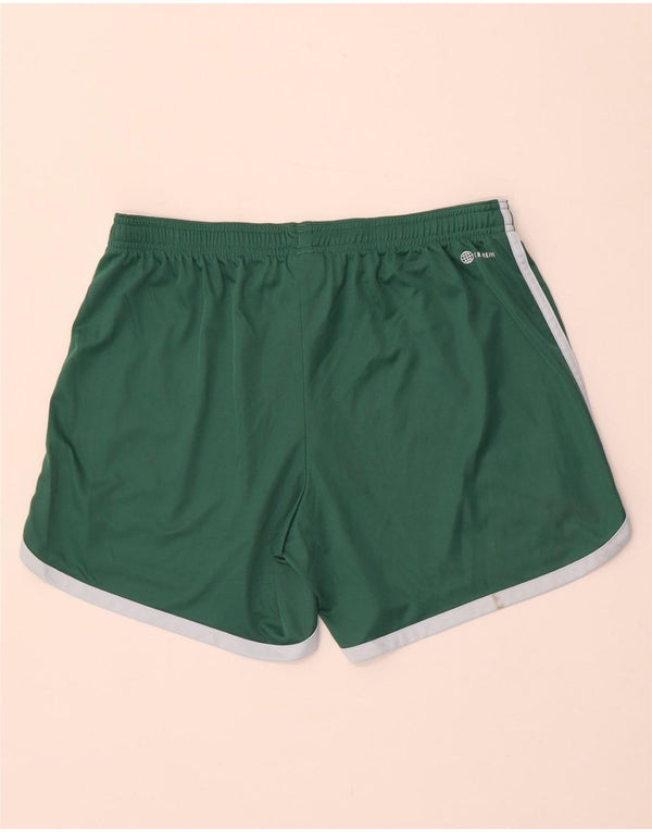 Adidas Boys Northern Ireland Schools Sports Shorts 12-13 år W26 L4 Green