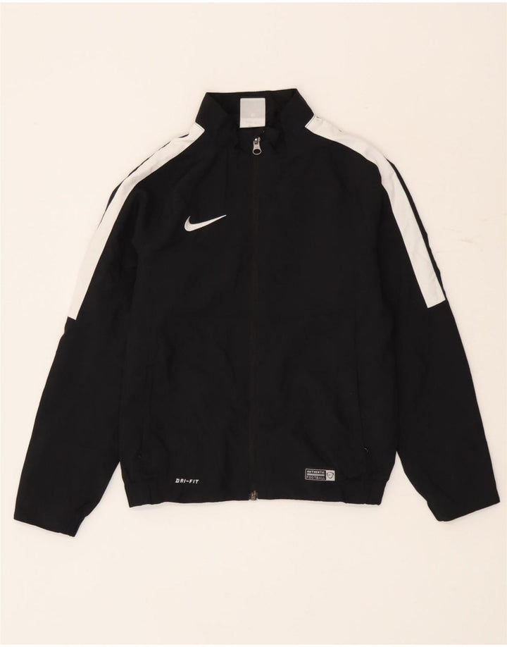 Nike drenge Dri Fit træningsdragt topjakke 8-9 år Lille sort farveblok