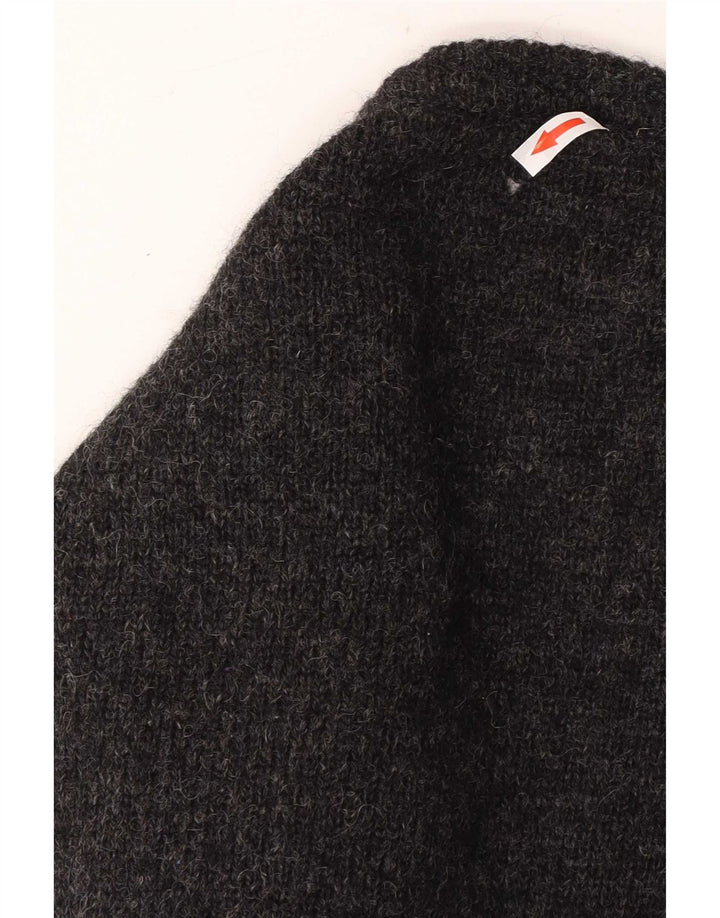 Rodrigo Herre V-hals sweater Stor Grå Argyle/Diamond Wool