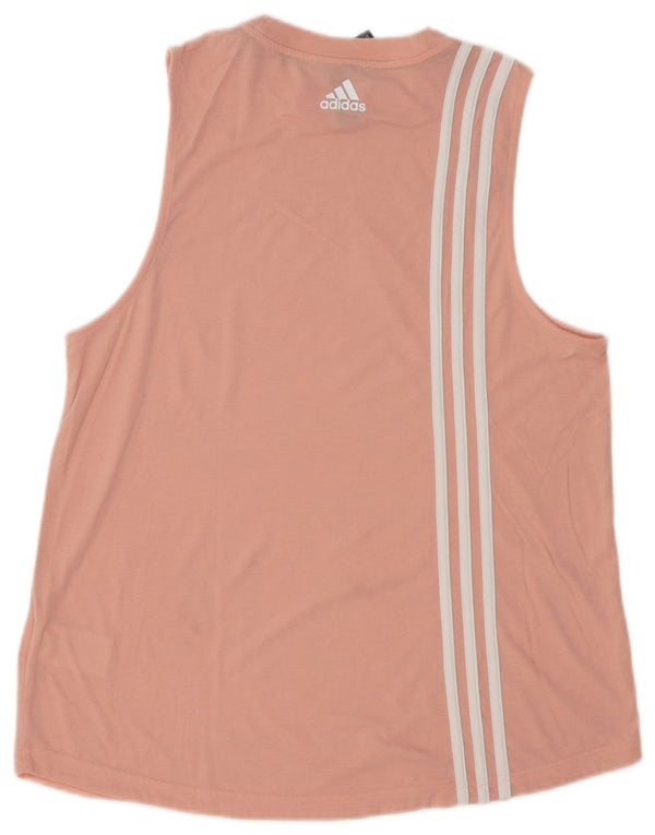 ADIDAS Damevest Top UK 16/18 Large Pink Bomuld