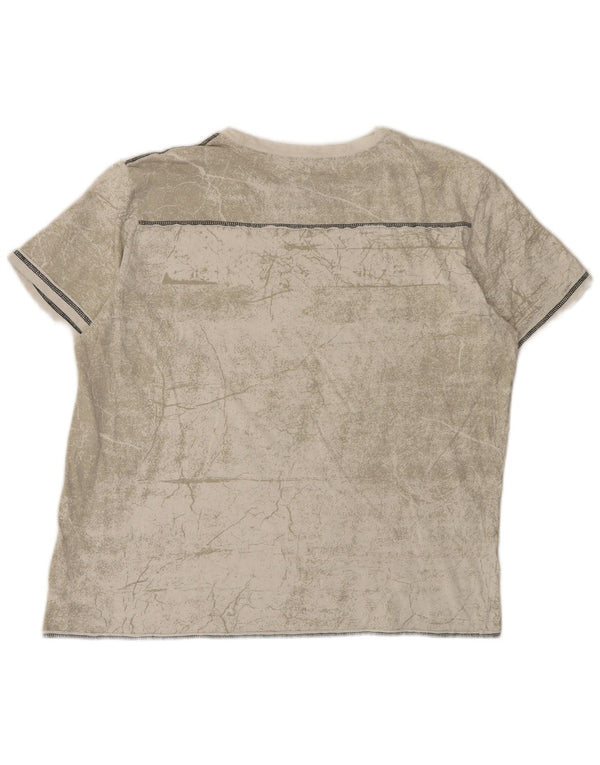 Hard Rock Cafe Herre Berlin Grafisk T-Shirt Top 2XL Off White Bomuld