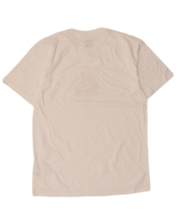 Vans Herre Classic Fit Grafisk T-Shirt Top Medium Hvid Bomuld
