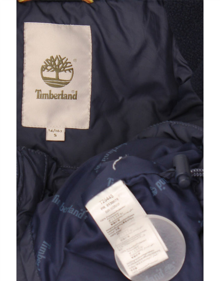Timberland drenge polstret jakke 13-14 år Lille marineblå polyester