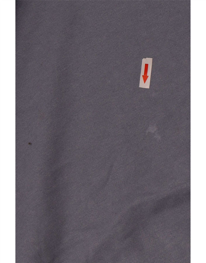 Zara Dame Oversized Hoodie Jumper UK 10 Small Blue Polyester