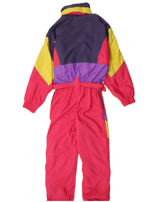 Colmar Herre Hætte Ski Jumpsuit IT 50 Medium W34 L31 Pink Colourblock