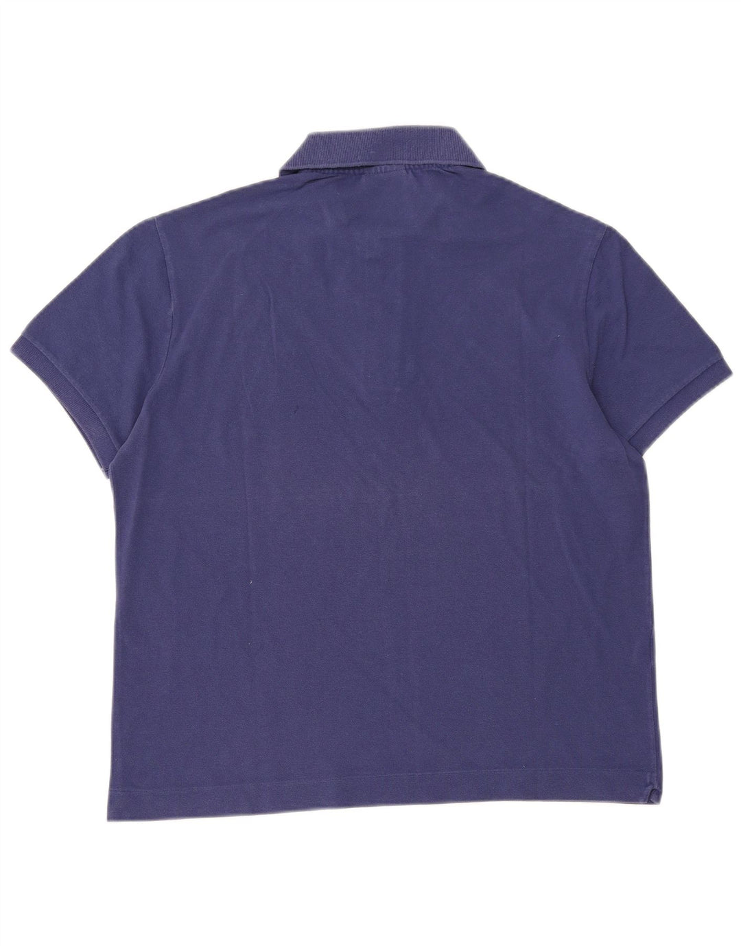 LACOSTE Mens Polo Shirt Size 5 Large Navy Blue Cotton