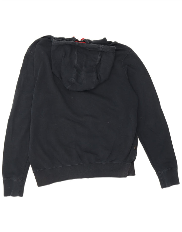 Jordan sweater med lynlås til mænd mellem marineblå bomuld