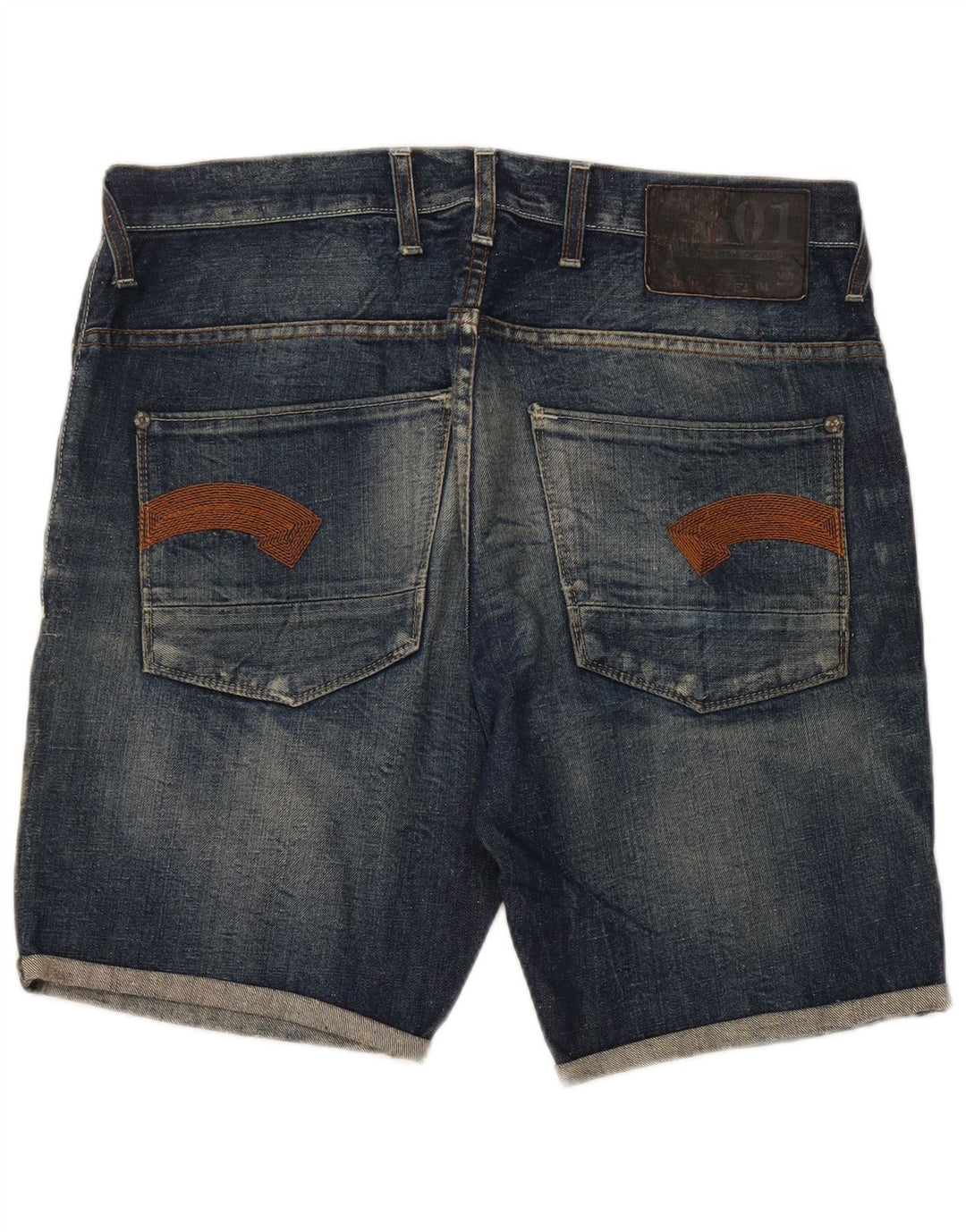 G-Star Herre Denim Shorts W34 Stor Blå Bomuld