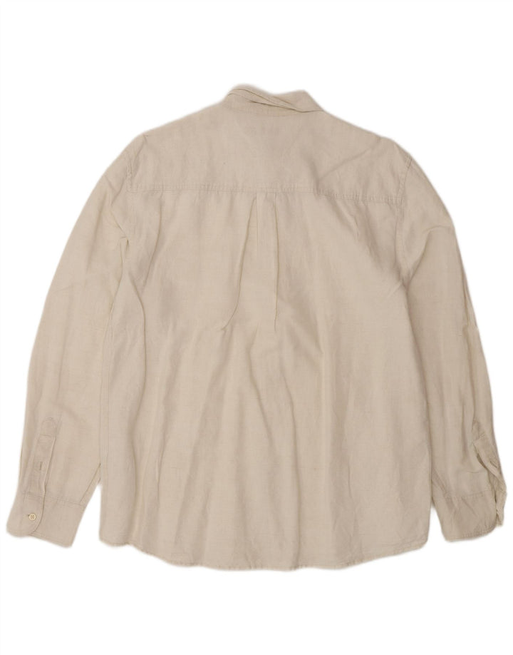 Zara herreskjorte stor hvid bomuld