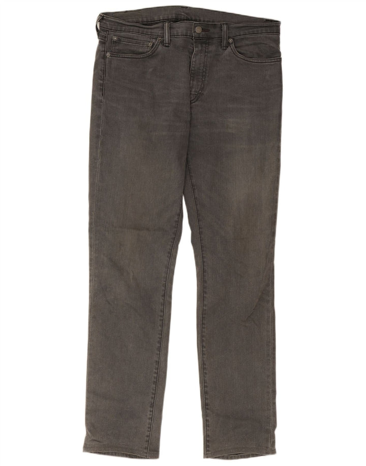 Levi's Herre 511 Slim Jeans W36 L34 Grå Bomuld