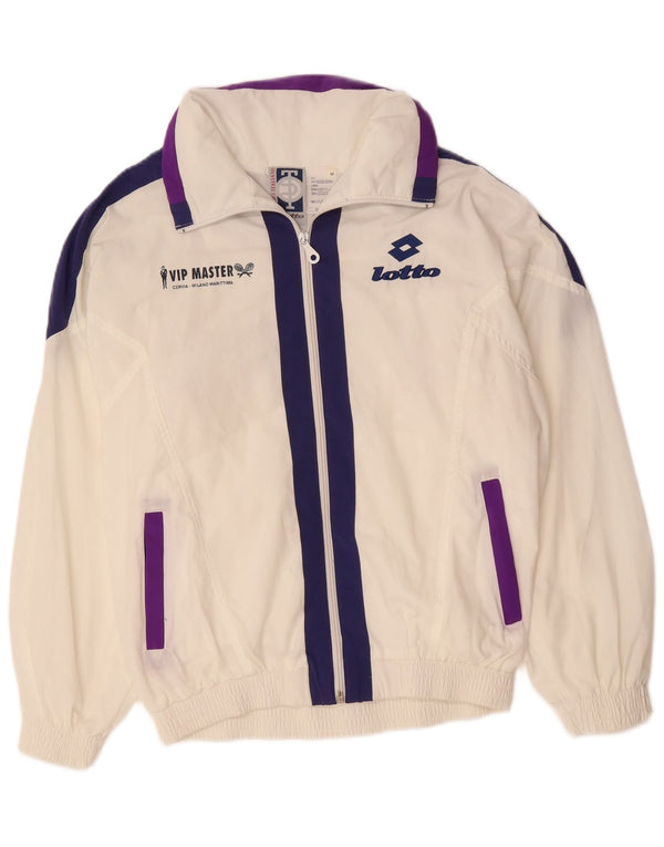 LOTTO Womens Oversized træningsdragt Topjakke UK 14 Medium White Colourblock