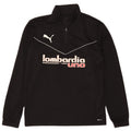 PUMA Boys Graphic Zip Neck Pullover Tracksuit Top 13-14 Years Black