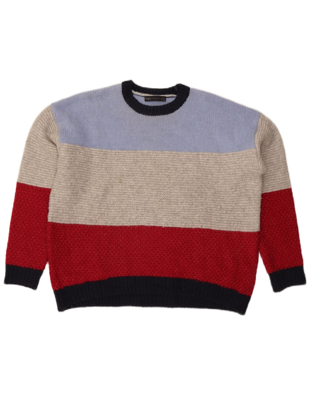 Marks & Spencer Dame sweater med rund hals DK 16 Stor Flerfarvet