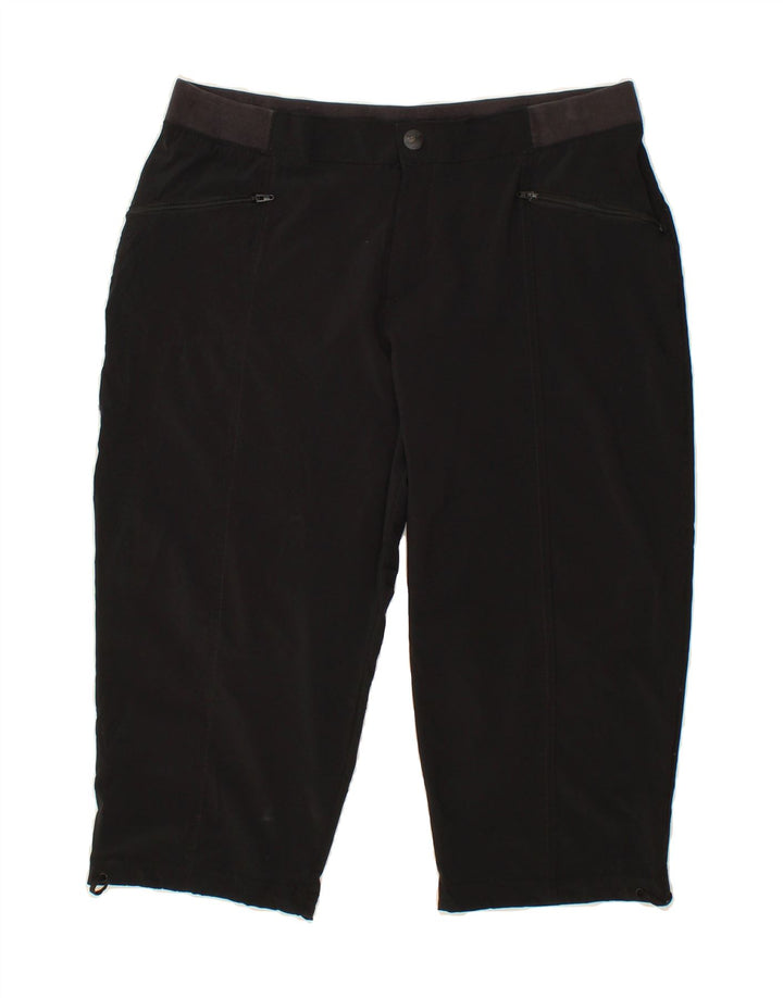 LEE Womens Bermuda Shorts US 14 XL W34  Black Polyester Vintage Lee and Second-Hand Lee from Messina Hembry 