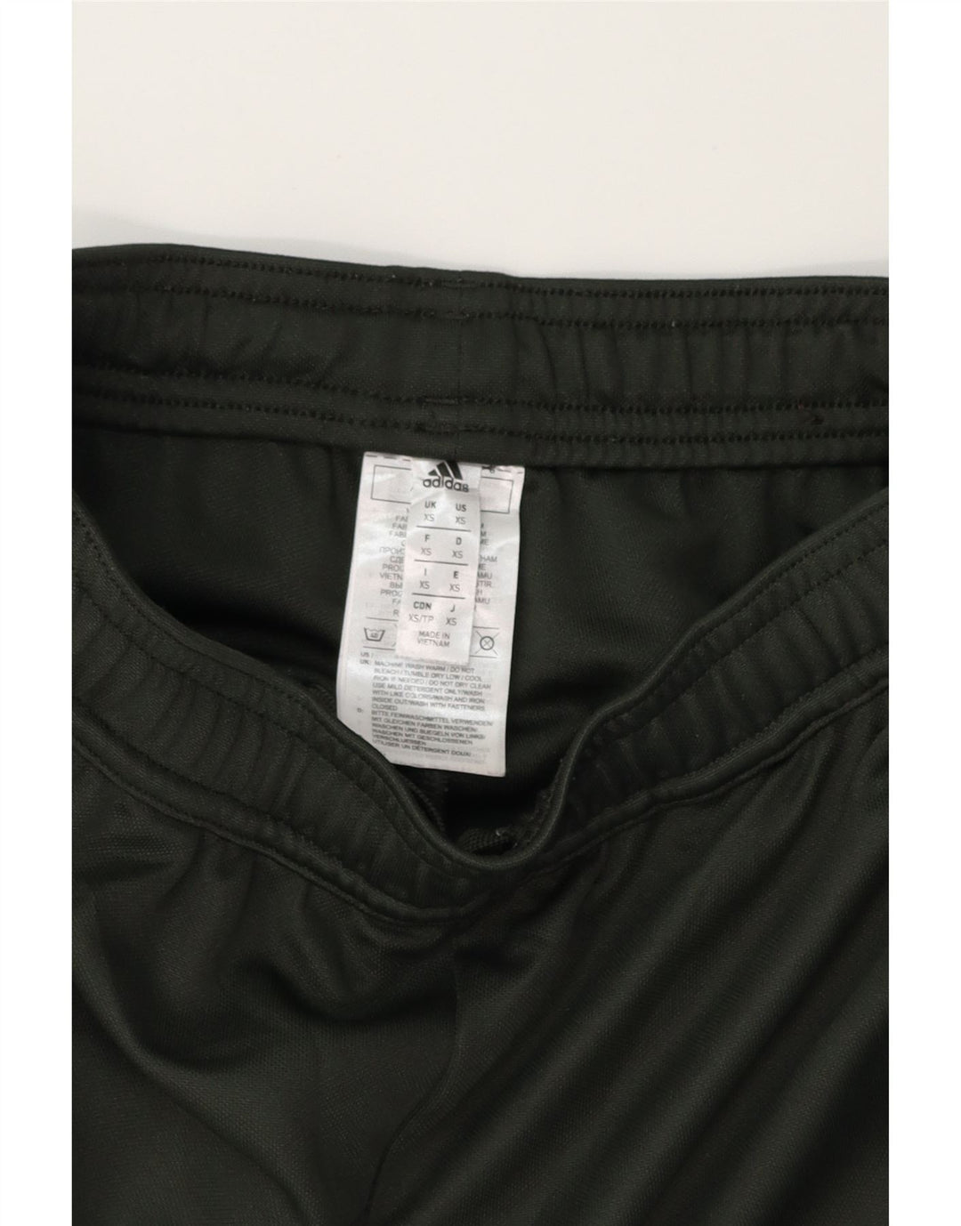 ADIDAS Mens Graphic Tracksuit Trousers Joggers XS Green Polyester Vintage Adidas and Second-Hand Adidas from Messina Hembry 
