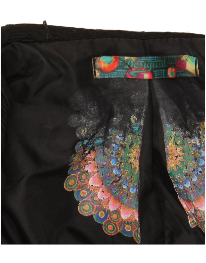 Desigual Dame Overfrakke EU 46 XL Sort