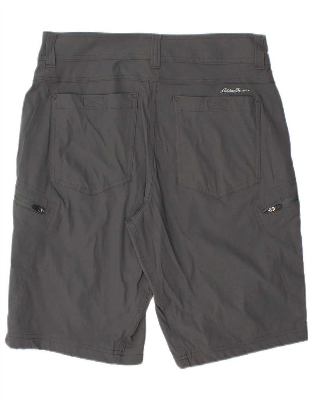 EDDIE BAUER Herre Cargo Shorts W32 Medium Grå Nylon
