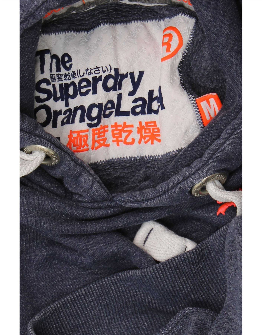 Superdry hættetrøje til mænd Medium marineblå bomuld