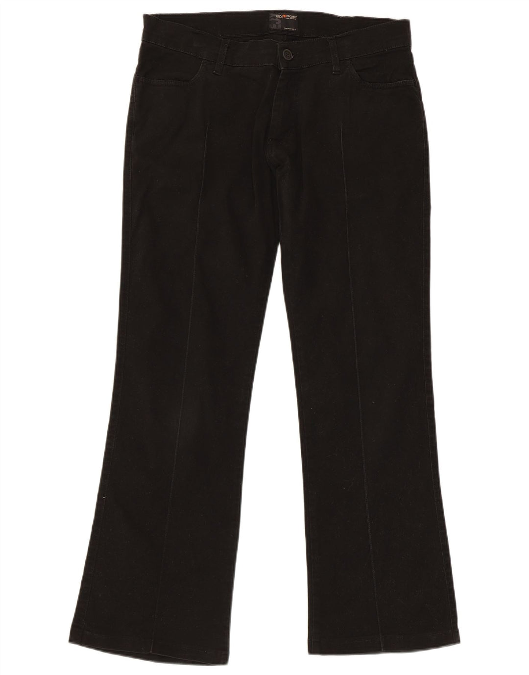 Energe Dame Bootcut Casual Bukser W33 L30 Sort Bomuld