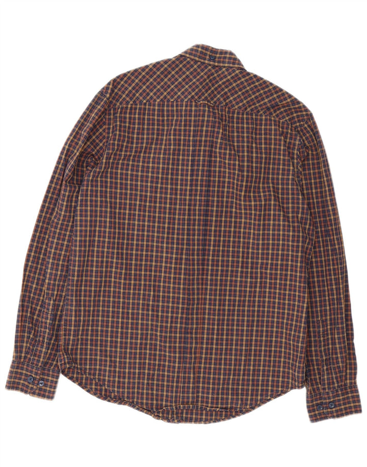 BEN SHERMAN Herreskjorte Medium brun ternet bomuld