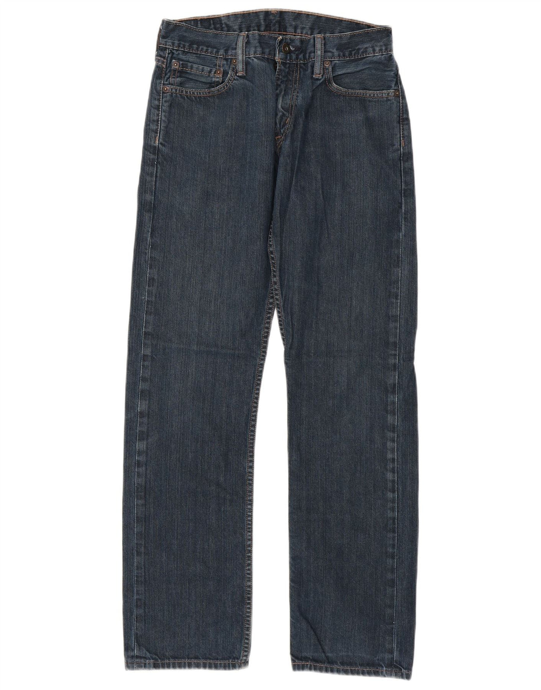 Levi's Herre 514 Straight Slim Jeans W29 L32 Blå Bomuld