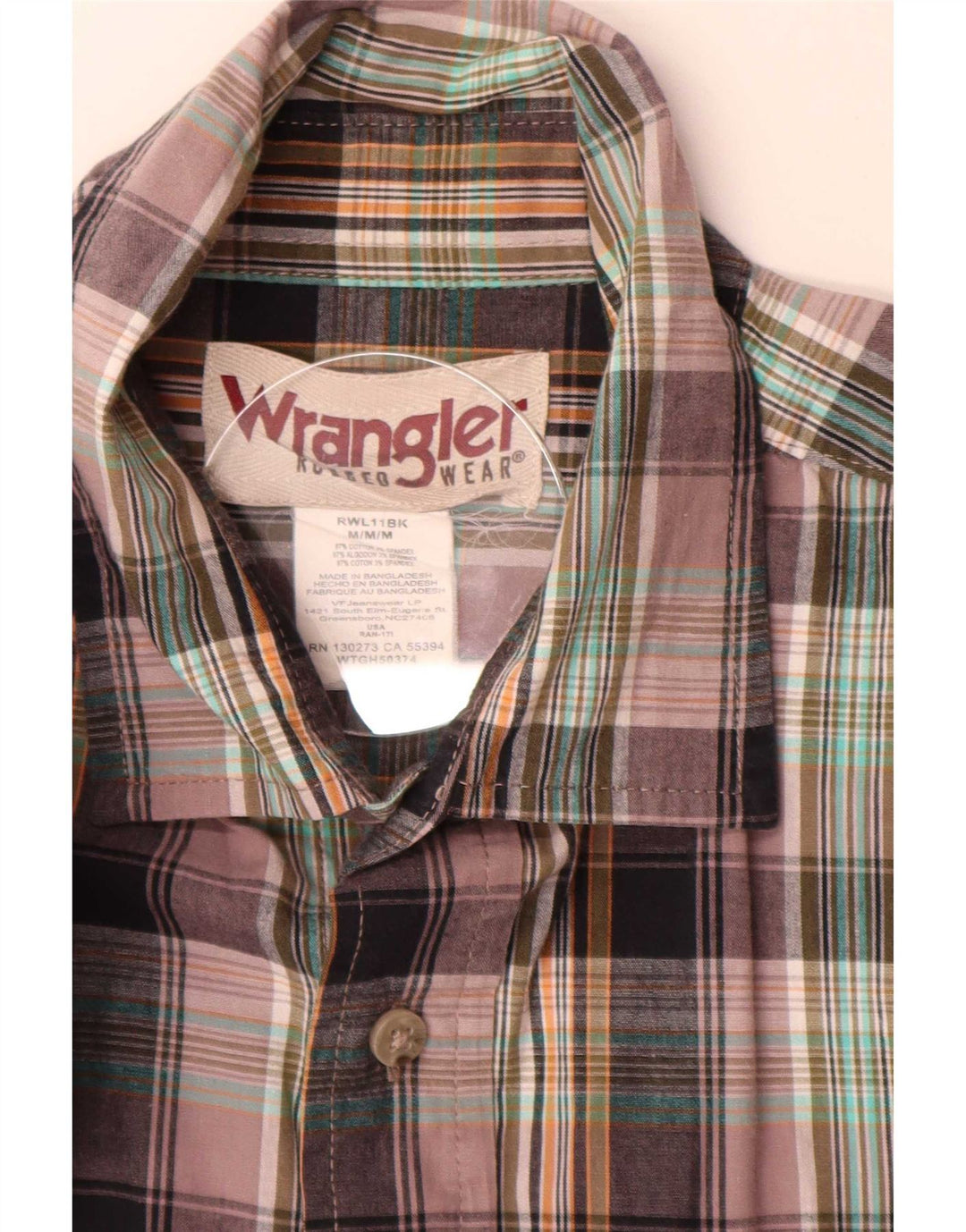 Wrangler Herreskjorte Medium Flerfarvet Plaid Bomuld