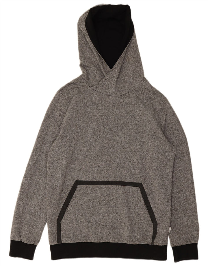 Jack & Jones Herre hættetrøje Jumper Medium Grey Colourblock Polyester