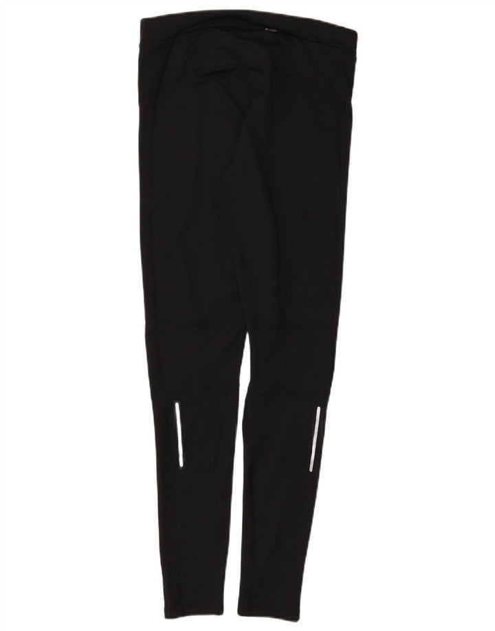 Marks & Spencer Womens Leggings UK 12 Medium Black Polyester