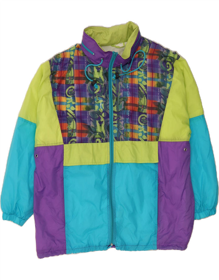 VINTAGE Mens Rain Jacket UK 42 XL Multicoloured Colourblock Vintage Vintage and Second-Hand Vintage from Messina Hembry 