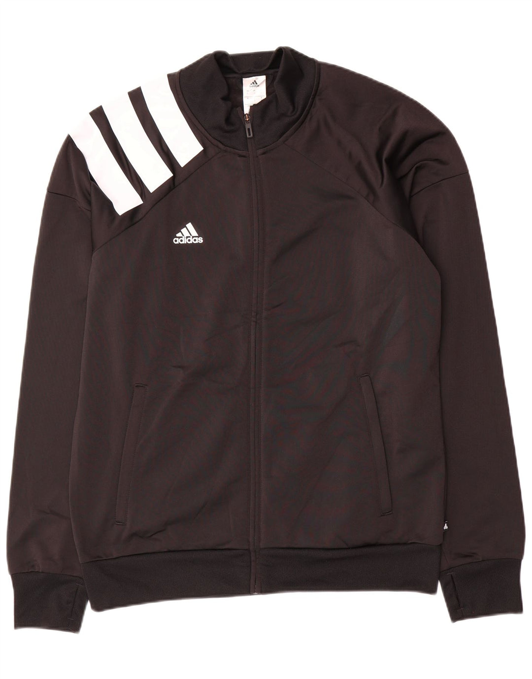 Adidas Træningsdragt til mænd Topjakke Stor Sort Colourblock Polyester