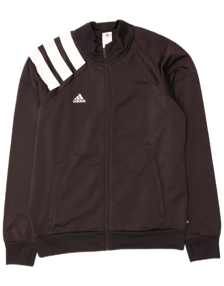 Adidas Træningsdragt til mænd Topjakke Stor Sort Colourblock Polyester