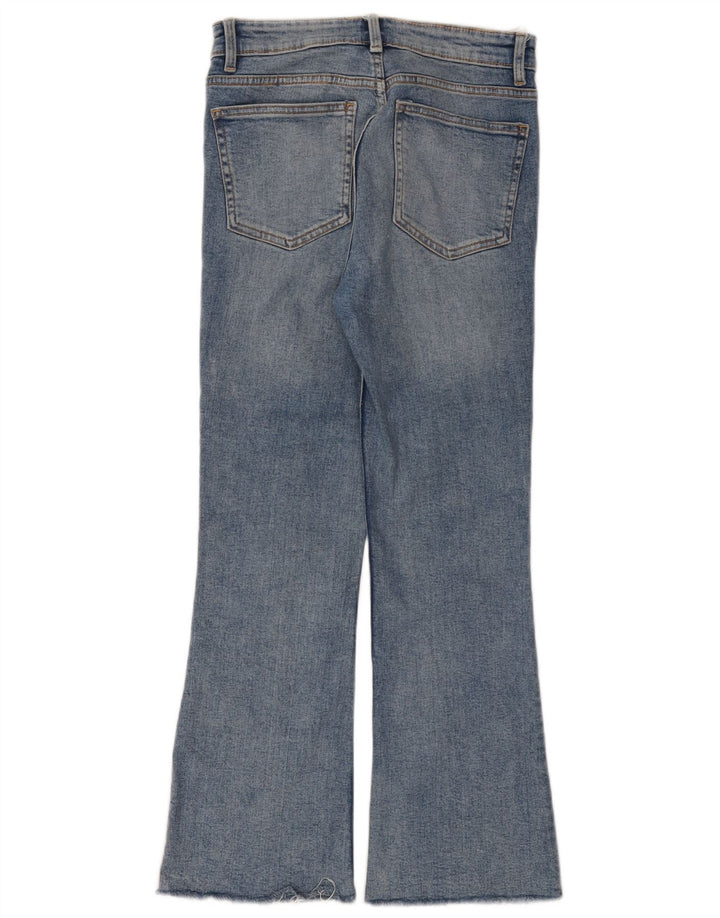 Zara Dame Bootcut Jeans EU 38 Small W28 L26 Blå