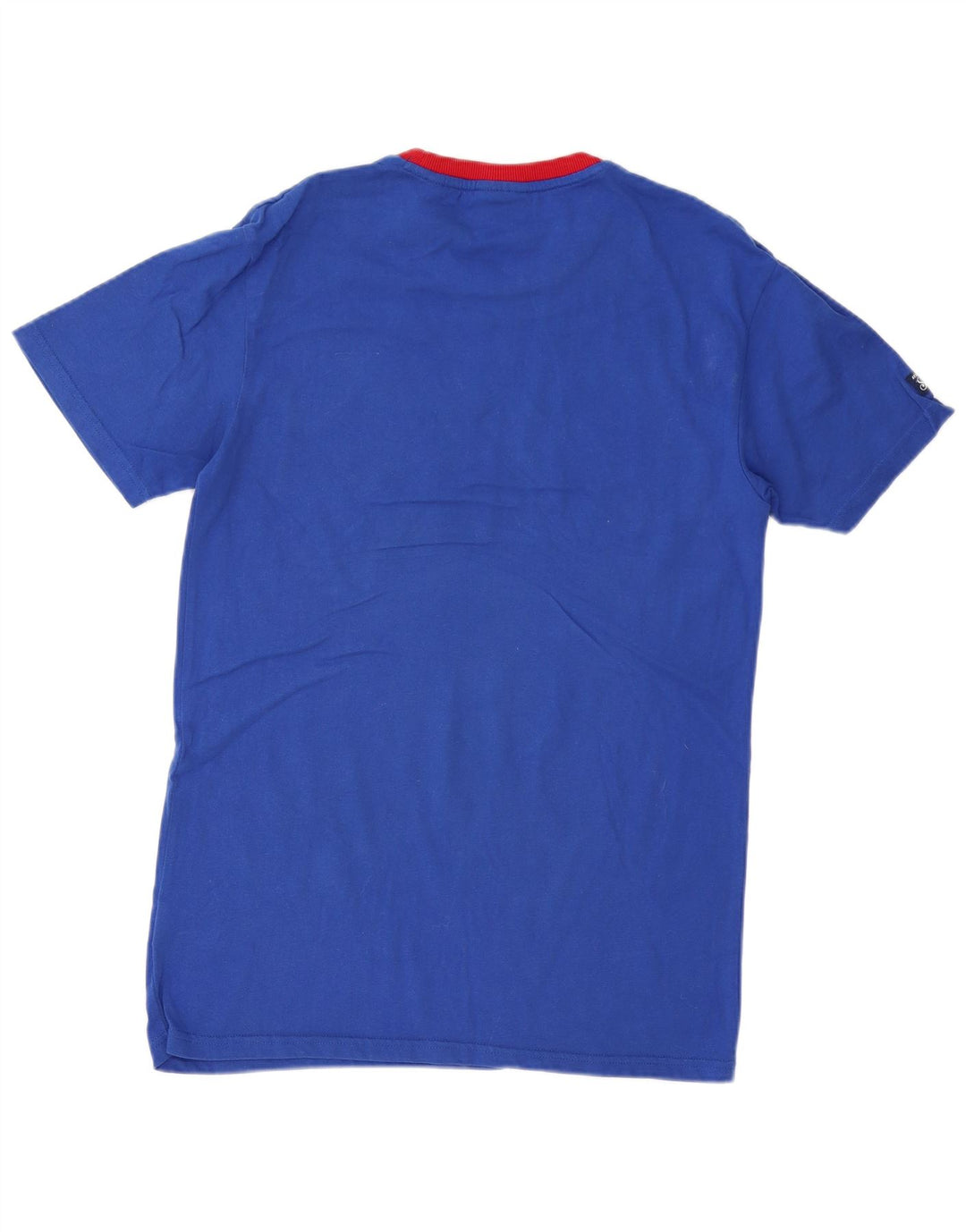 Superdry Grafisk T-shirt top til mænd, lille blå bomuld