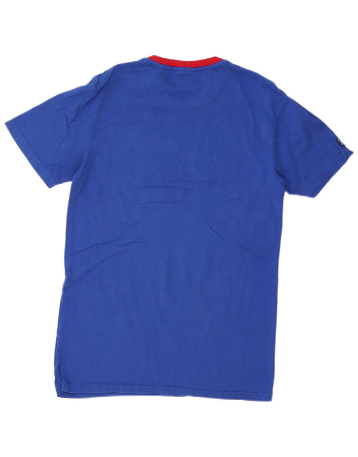 Superdry Grafisk T-shirt top til mænd, lille blå bomuld