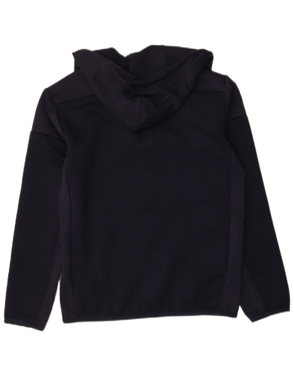 Adidas Hættetrøje med lynlås til mænd Medium Marineblå Colourblock Polyester