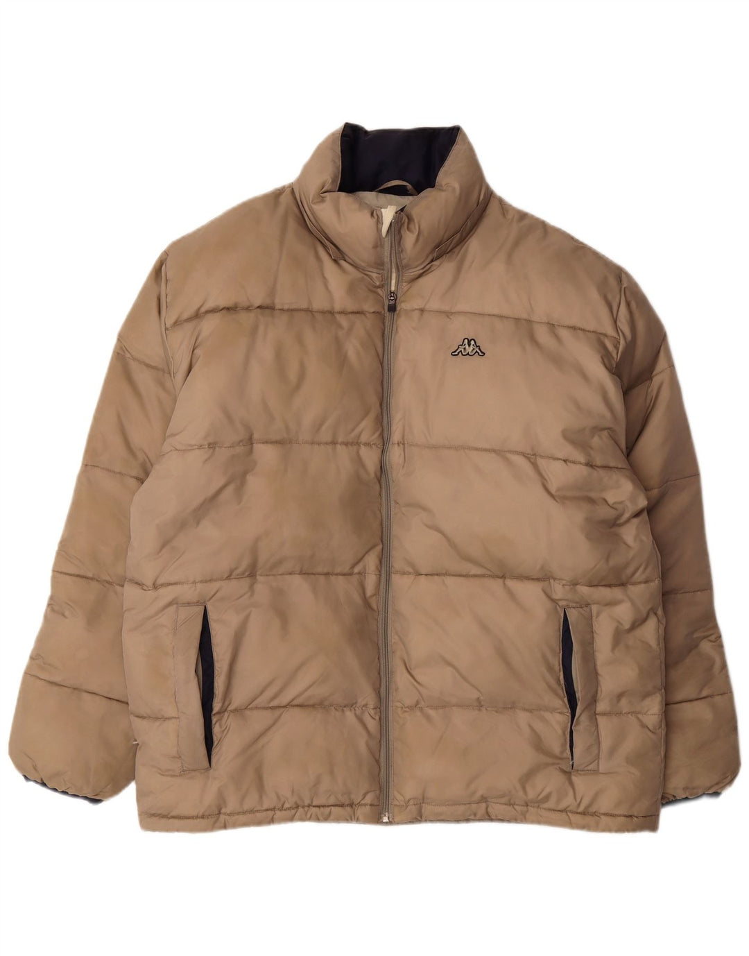 KAPPA Mens Padded Jacket UK 40 Large Grey Polyamide