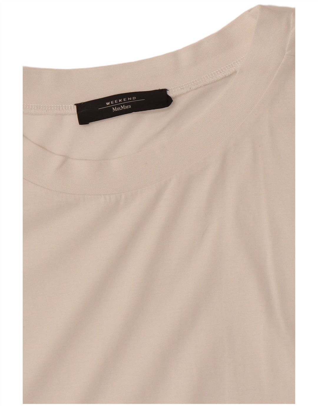 Max Mara Dame Weekend T-Shirt Top UK 16 Large White