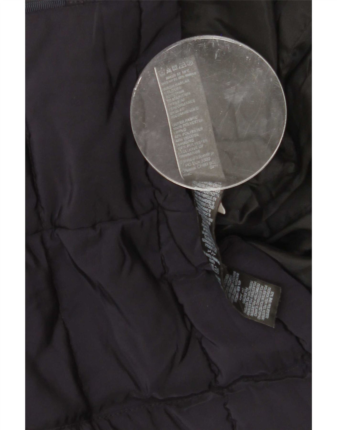 Marks & Spencer Polstret hættejakke til kvinder UK 12 Medium Navy Blue