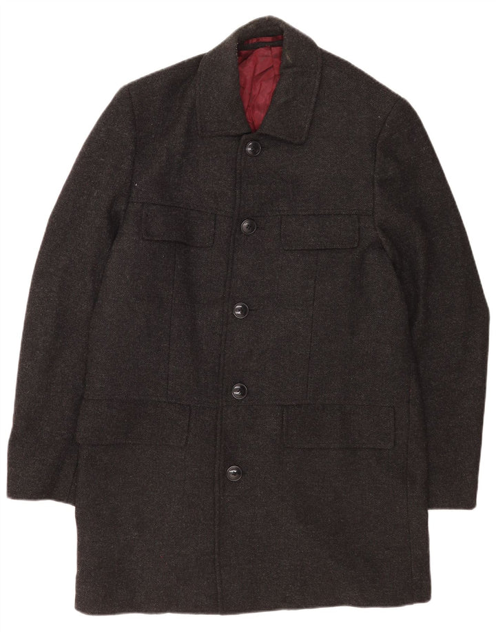 Pierre Cardin Herre Overfrakke UK 38 Medium Grå