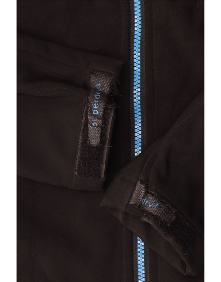 Superdry Windtrekker vindjakkejakke med hætte til mænd UK 40 Large Black