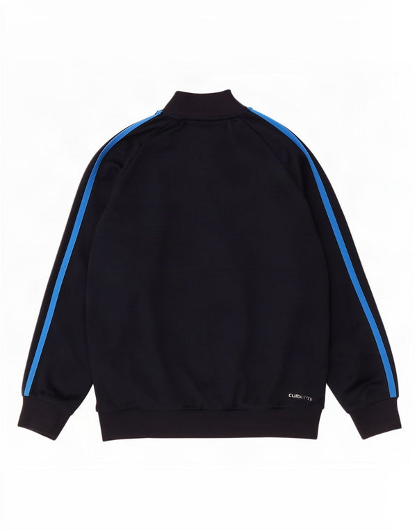 Adidas drenge Clima 365 træningsdragt topjakke 7-8 år marineblå polyester