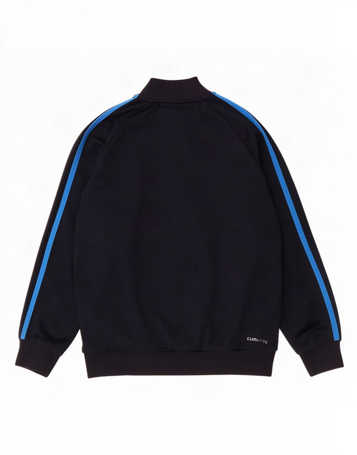 Adidas drenge Clima 365 træningsdragt topjakke 7-8 år marineblå polyester
